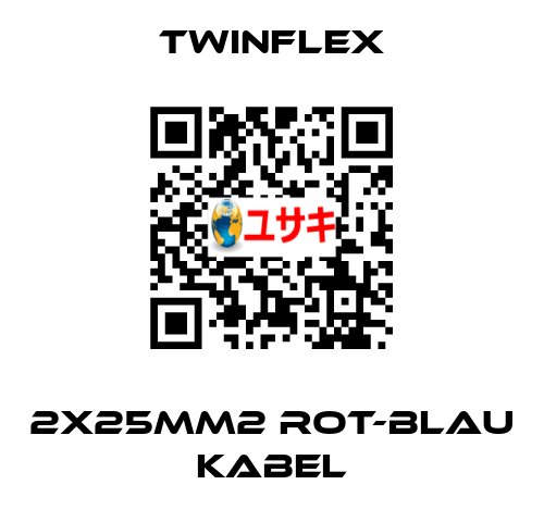 2X25MM2 ROT-BLAU KABEL Twinflex