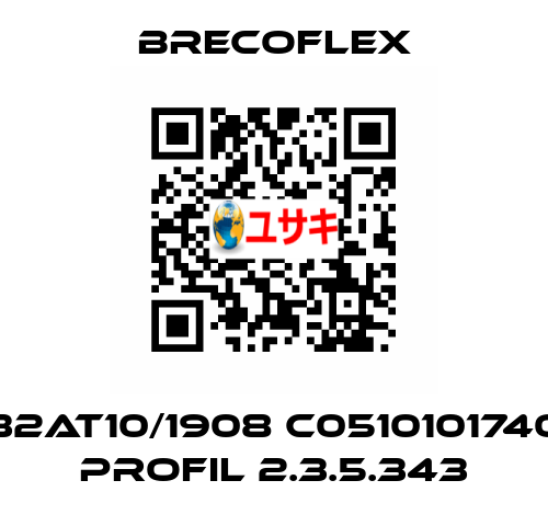 32AT10/1908 C0510101740 Profil 2.3.5.343 Brecoflex