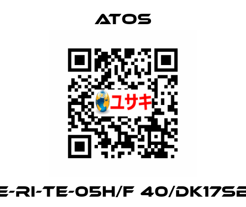 E-RI-TE-05H/F 40/DK17SB Atos