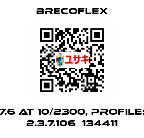 7.6 AT 10/2300, PROFILE: 2.3.7.106  134411 Brecoflex
