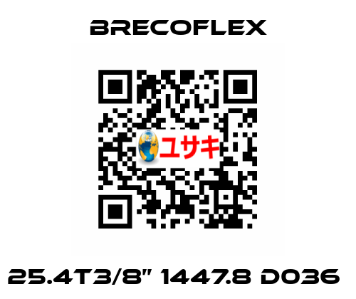 25.4t3/8’’ 1447.8 D036  Brecoflex