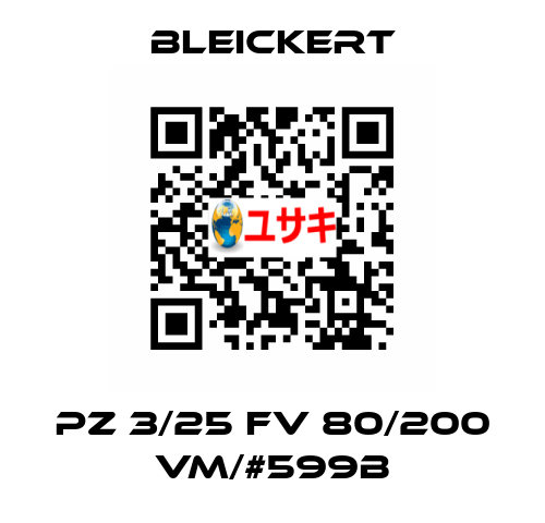 PZ 3/25 FV 80/200 VM/#599B Bleickert