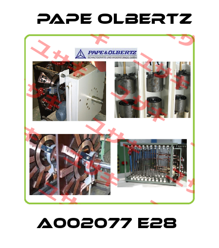 A002077 E28  Pape Olbertz