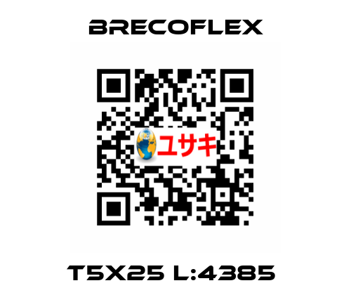 T5X25 L:4385  Brecoflex