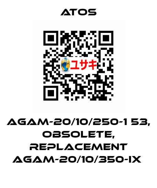 AGAM-20/10/250-1 53, obsolete, replacement AGAM-20/10/350-IX  Atos