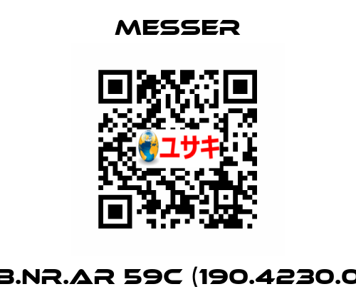 (B.Nr.AR 59C (190.4230.0) Messer