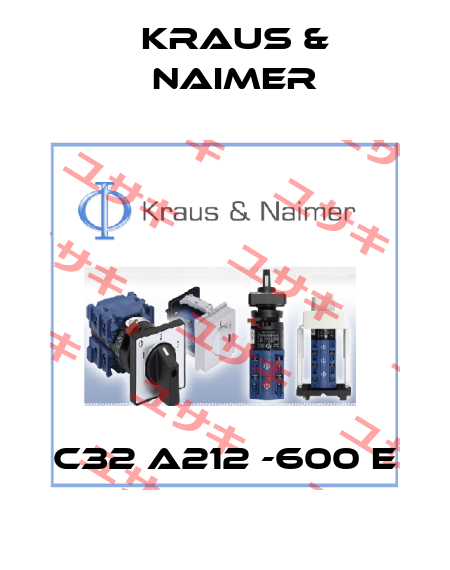 C32 A212 -600 E Kraus & Naimer