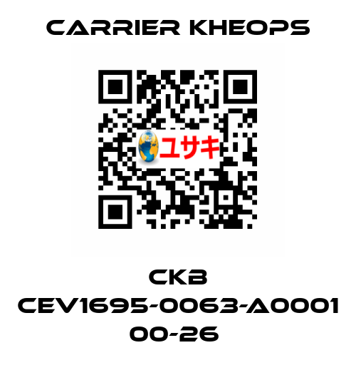 CKB CEV1695-0063-A0001 00-26  Carrier Kheops