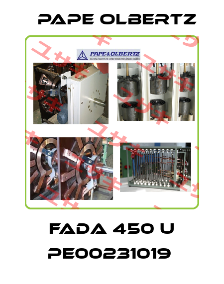 FADA 450 U PE00231019  Pape Olbertz