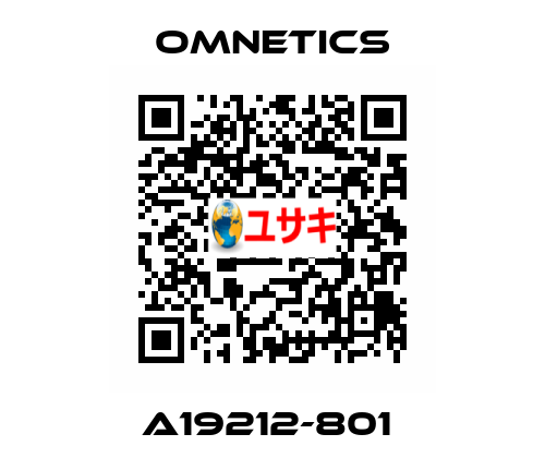 A19212-801  OMNETICS