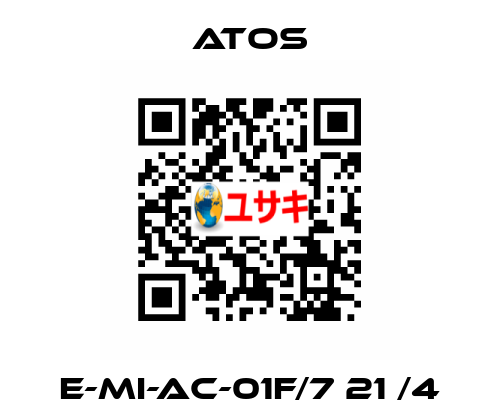 E-MI-AC-01F/7 21 /4 Atos