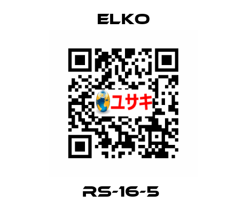RS-16-5  Elko