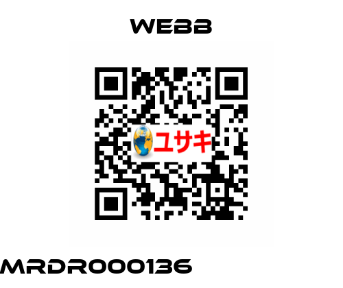 MRDR000136                     webb