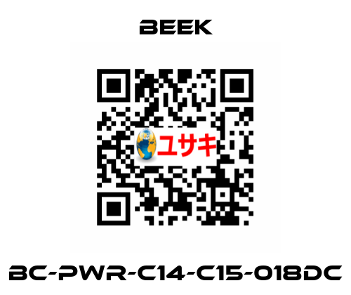 BC-PWR-C14-C15-018DC Beek