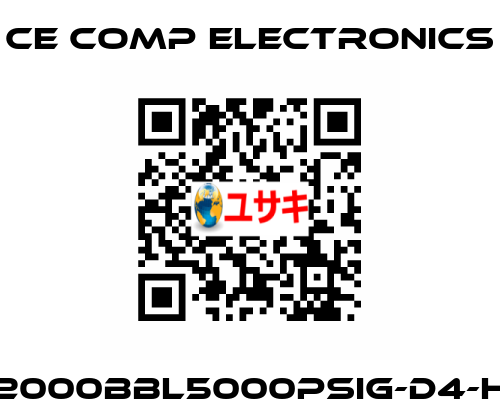 DPG2000BBL5000PSIG-D4-HA-10 Ce Comp Electronics