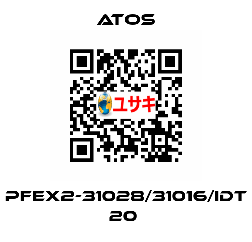 PFEX2-31028/31016/IDT 20  Atos