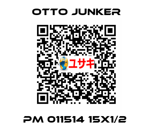 PM 011514 15X1/2  Otto Junker