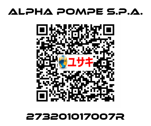 273201017007R Alpha Pompe S.P.A.