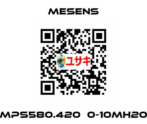 MPS580.420  0-10mH20 Mesens