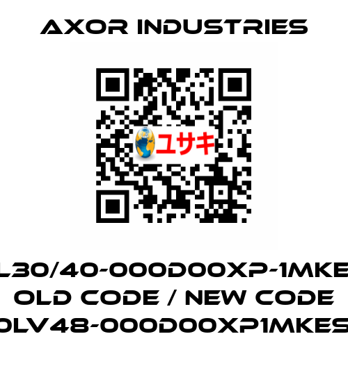 MKM120L30/40-000D00XP-1MKES1BR1XX old code / new code MKM120LV48-000D00XP1MKES1BR1XX Axor Industries