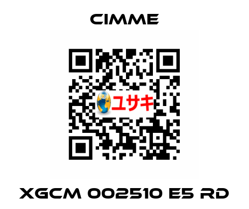 XGCM 002510 E5 RD Cimme