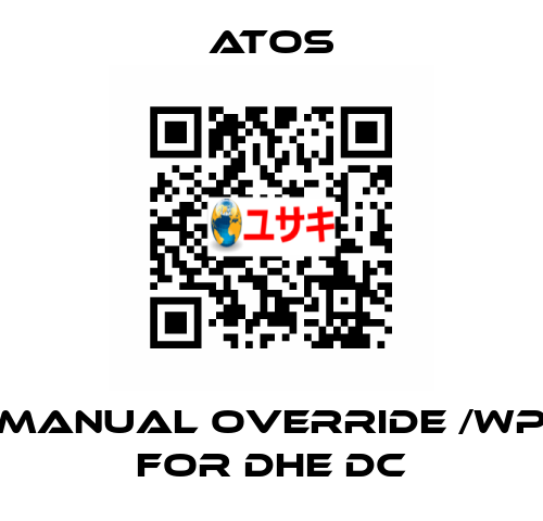 Manual override /WP for DHE DC Atos