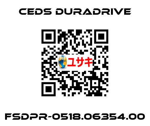 FSDPR-0518.06354.00 Ceds Duradrive