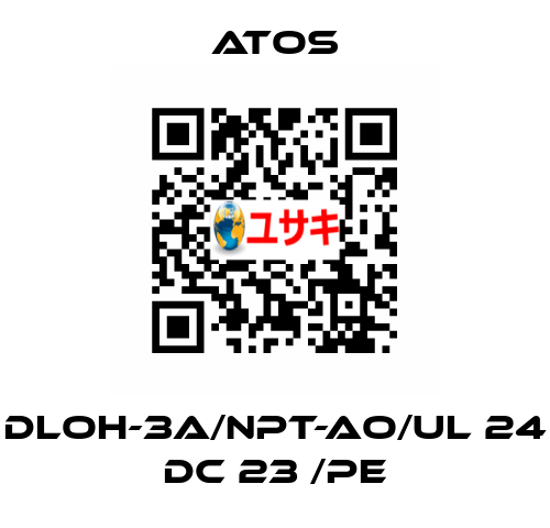 DLOH-3A/NPT-AO/UL 24 DC 23 /PE Atos