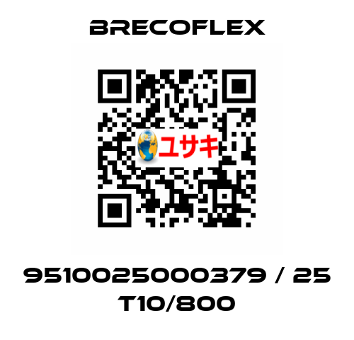 9510025000379 / 25 T10/800 Brecoflex