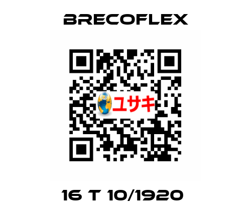 16 T 10/1920  Brecoflex