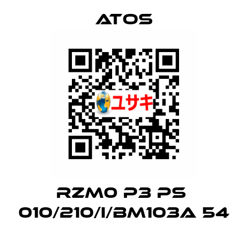 RZM0 P3 PS  010/210/I/BM103A 54 Atos