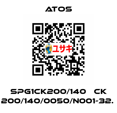 SPG1CK200/140   CK 200/140/0050/N001-32.  Atos