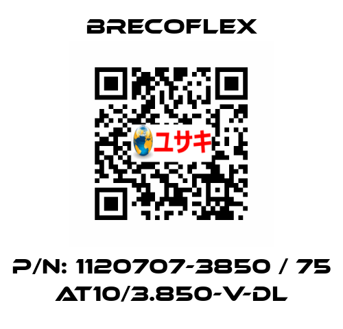 P/N: 1120707-3850 / 75 AT10/3.850-V-DL Brecoflex