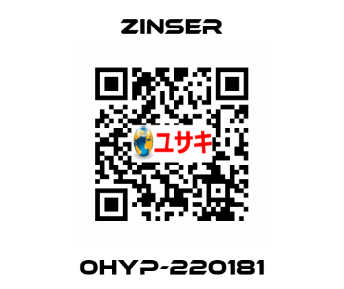 0HYP-220181 Zinser