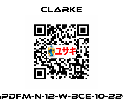 GPDFM-N-12-W-BCE-10-220 Clarke