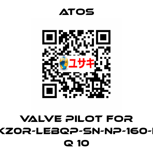 valve pilot for DLKZ0R-LEBQP-SN-NP-160-L81 Q 10 Atos