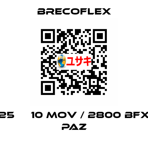 25 АТ10 MOV / 2800 BFX PAZ Brecoflex