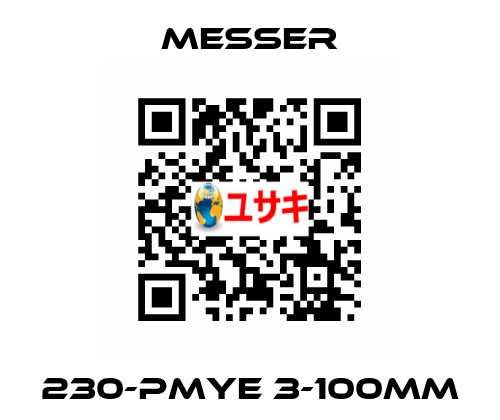 230-PMYE 3-100mm Messer