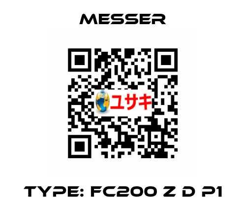 Type: FC200 Z D P1 Messer