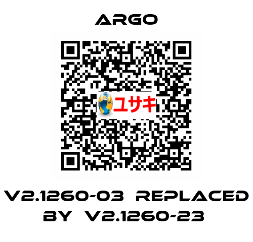 V2.1260-03  replaced by  V2.1260-23  Argo