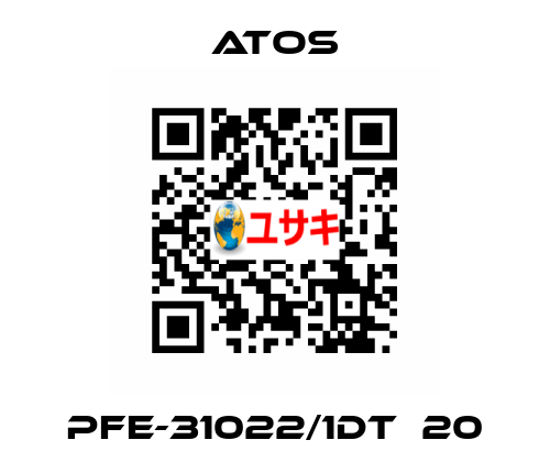 PFE-31022/1DT  20 Atos