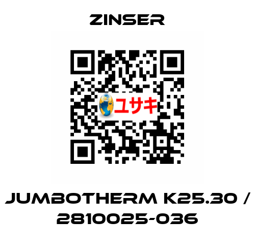 JUMBOTHERM K25.30 / 2810025-036 Zinser