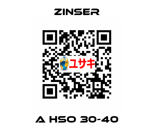 A HSO 30-40 Zinser