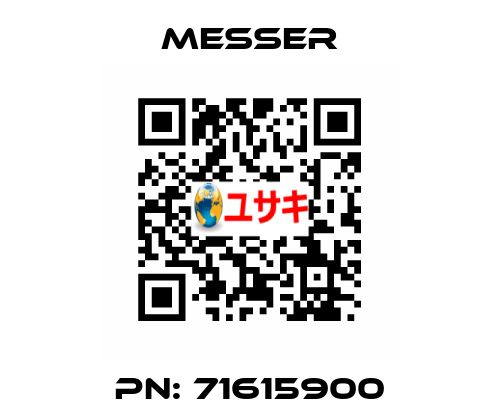 PN: 71615900 Messer