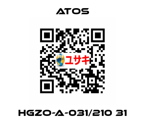 HGZO-A-031/210 31 Atos
