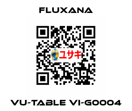 VU-table VI-G0004 Fluxana