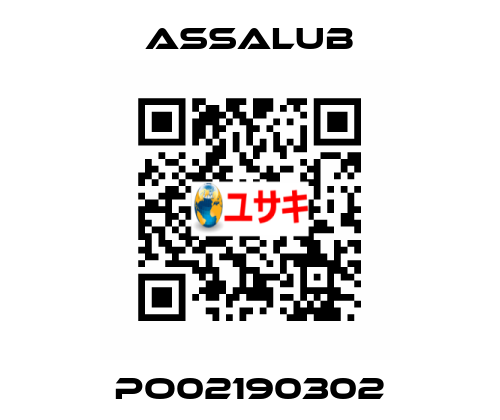 PO02190302 ASSALUB