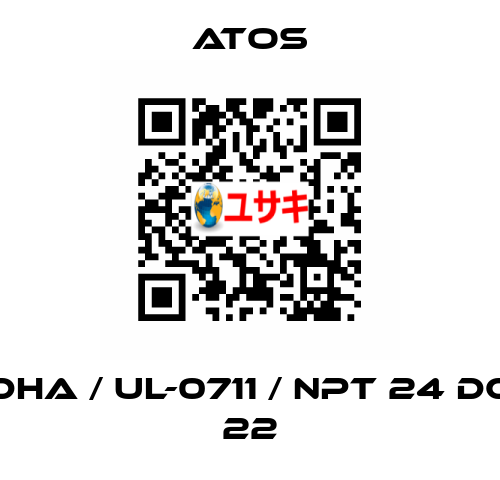 DHA / Ul-0711 / NPT 24 DC 22 Atos