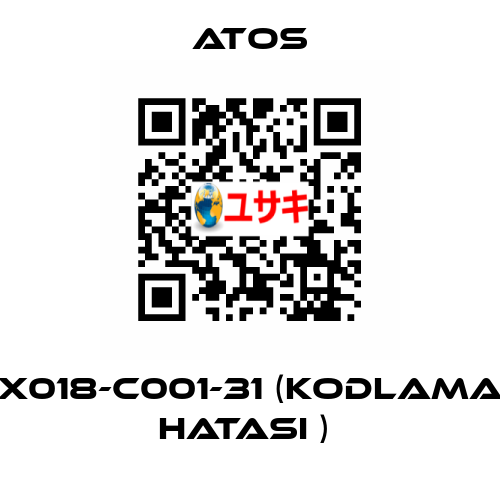 X018-C001-31 (KODLAMA HATASI )  Atos