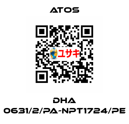 DHA 0631/2/PA-NPT1724/PE Atos